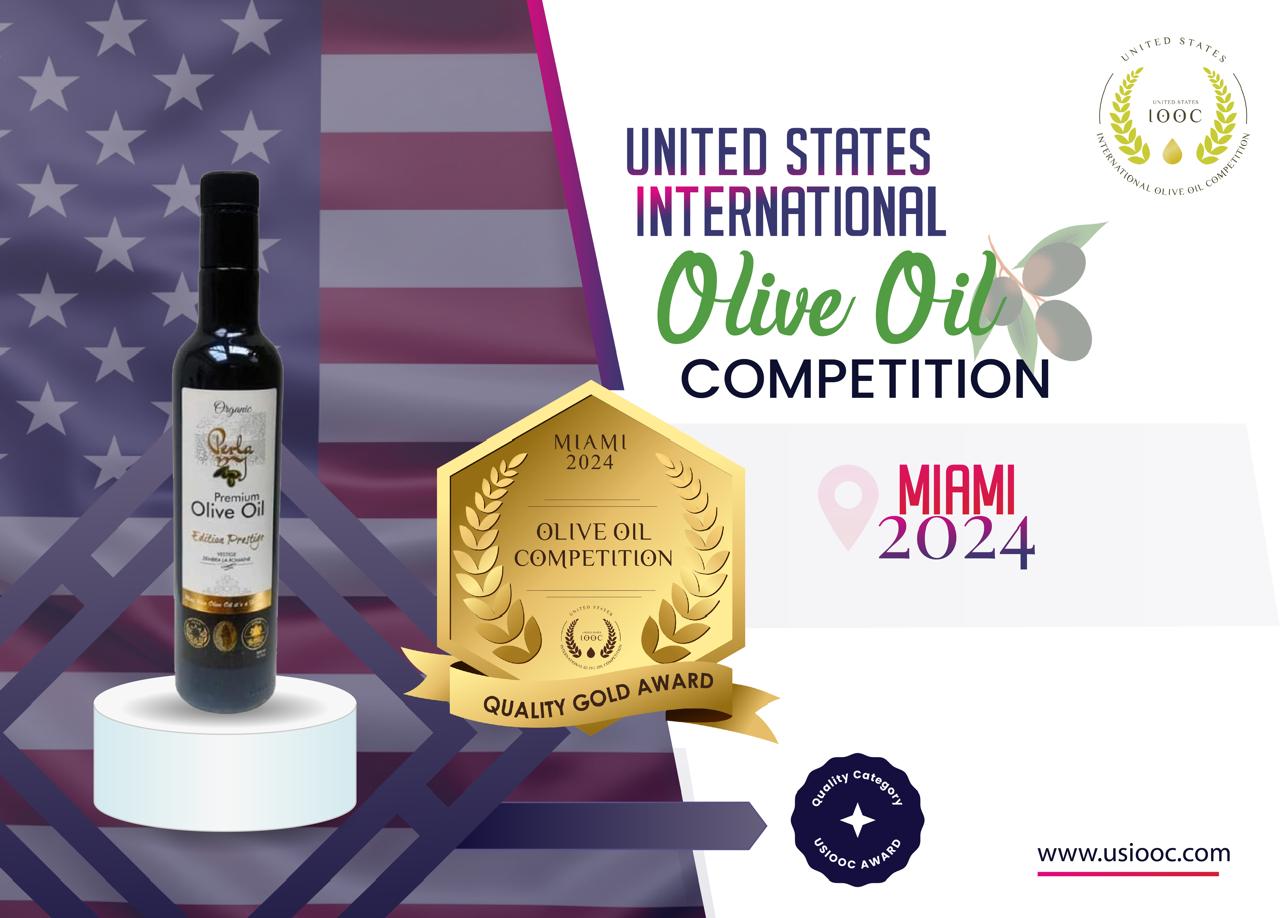 US International Olive Oil Competition Gold Award 2024
