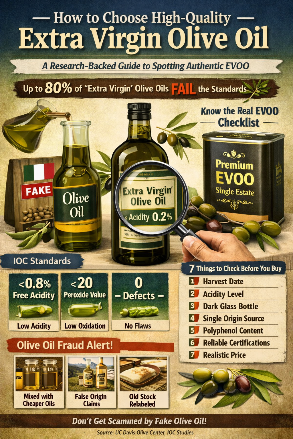 How to choose extra virgin olive oil