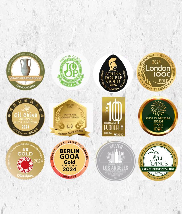 International olive oil competition gold medals